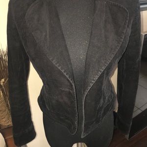 Bebe - Black Corduroy Blazer - Size 6